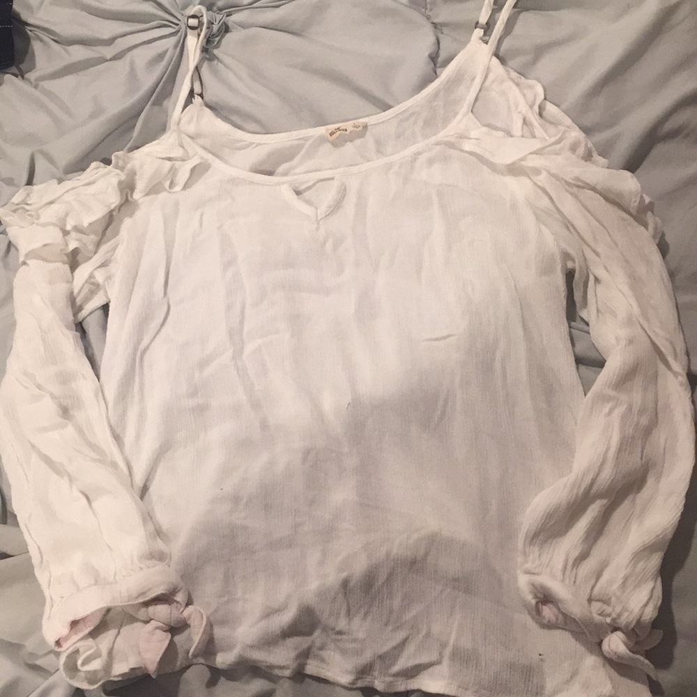 Cold shoulder blouse